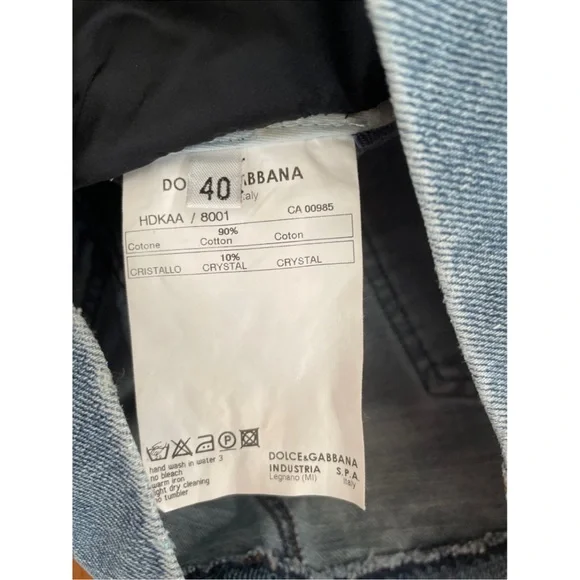 Vintage Dolce & Gabbana denim mini skirt - Picture 5 of 5